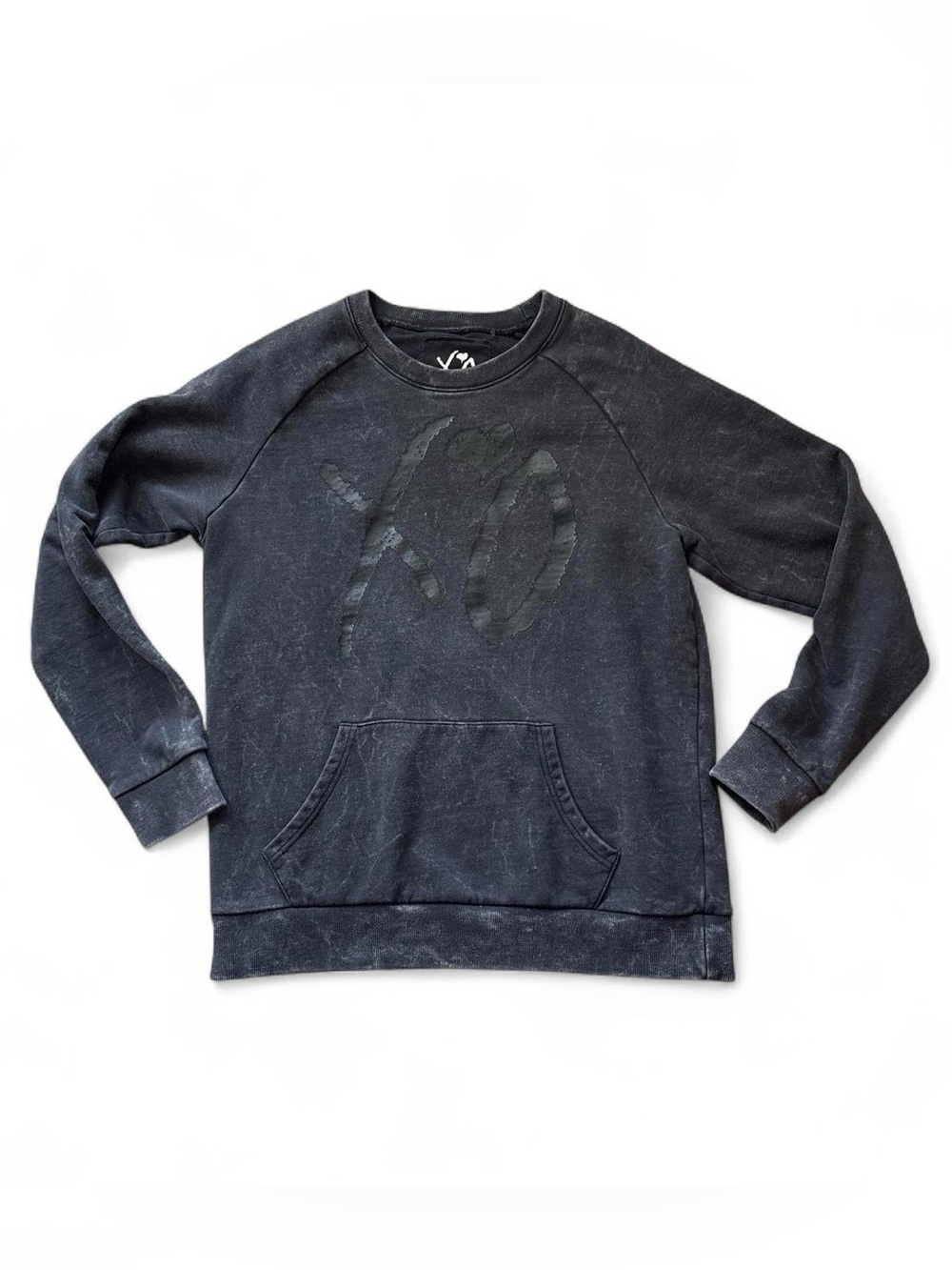 2015 The Weeknd XO XO’TWOD Black Distressed Crewneck Sweatshirt Medium